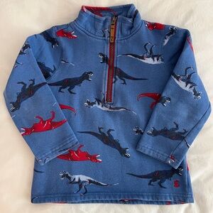 Joules Blue Dinosaur Print Sweatshirt